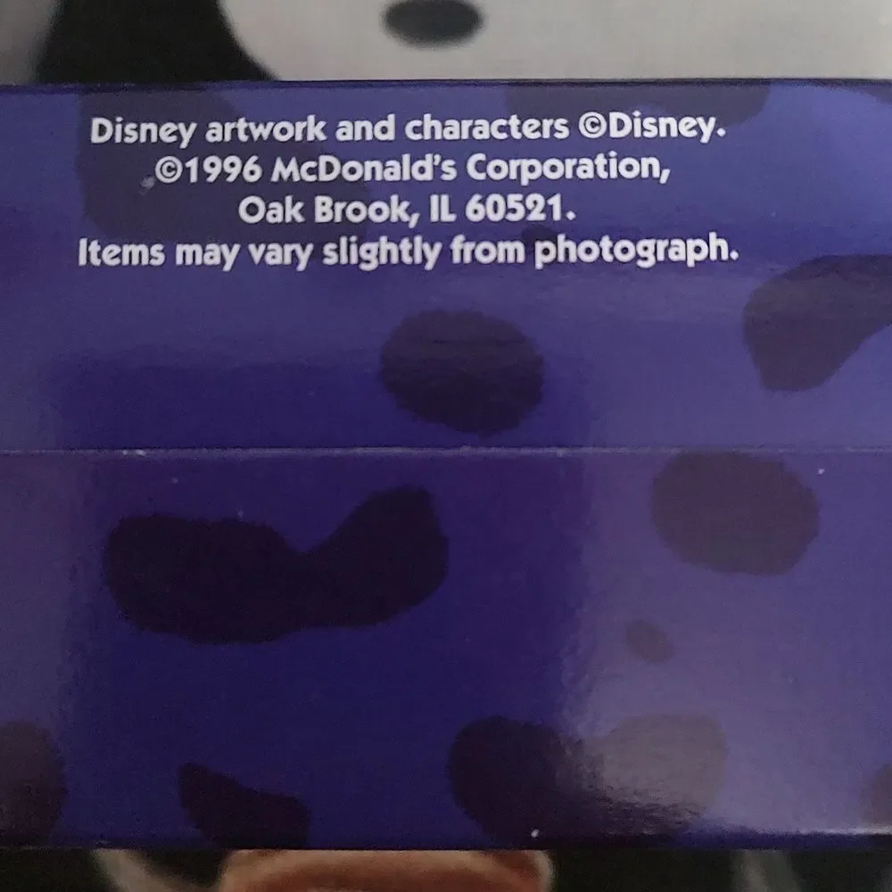 Disney 1996 McDonald’s 101 Dalmatians Snow Dome Ornament - Vintage Collectable